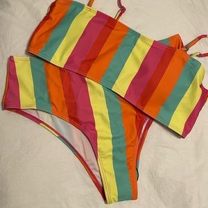 BRAND NEW Colorful Two-Piece